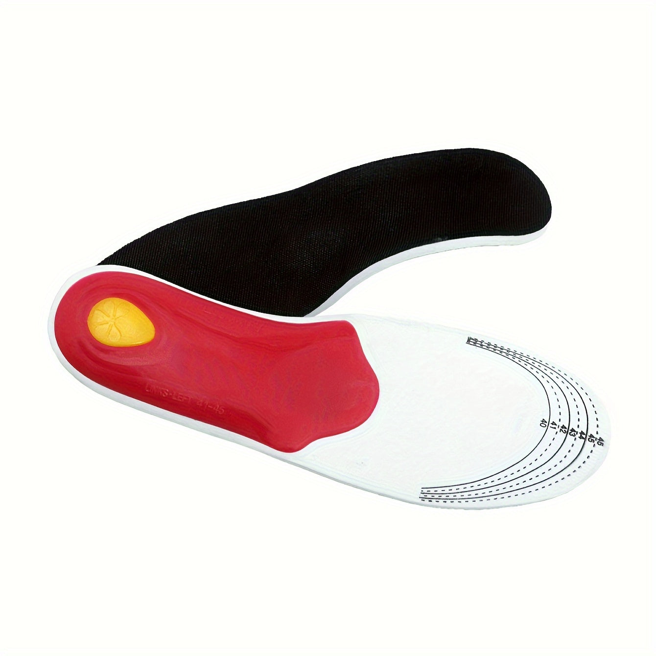Unisex Shock-Absorbing Running Shoe Insoles for All Sizes and Comfort