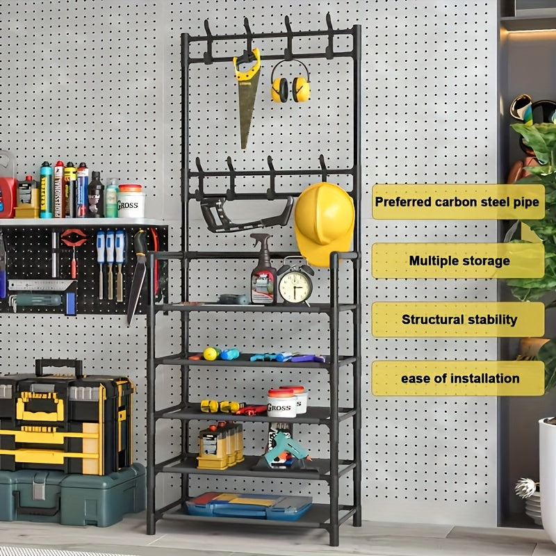 Zaryadsiz Temir Hall Darvoza uchun 8 Ta Qulflar va Kirish Joyi Saqlash Skamiyasi