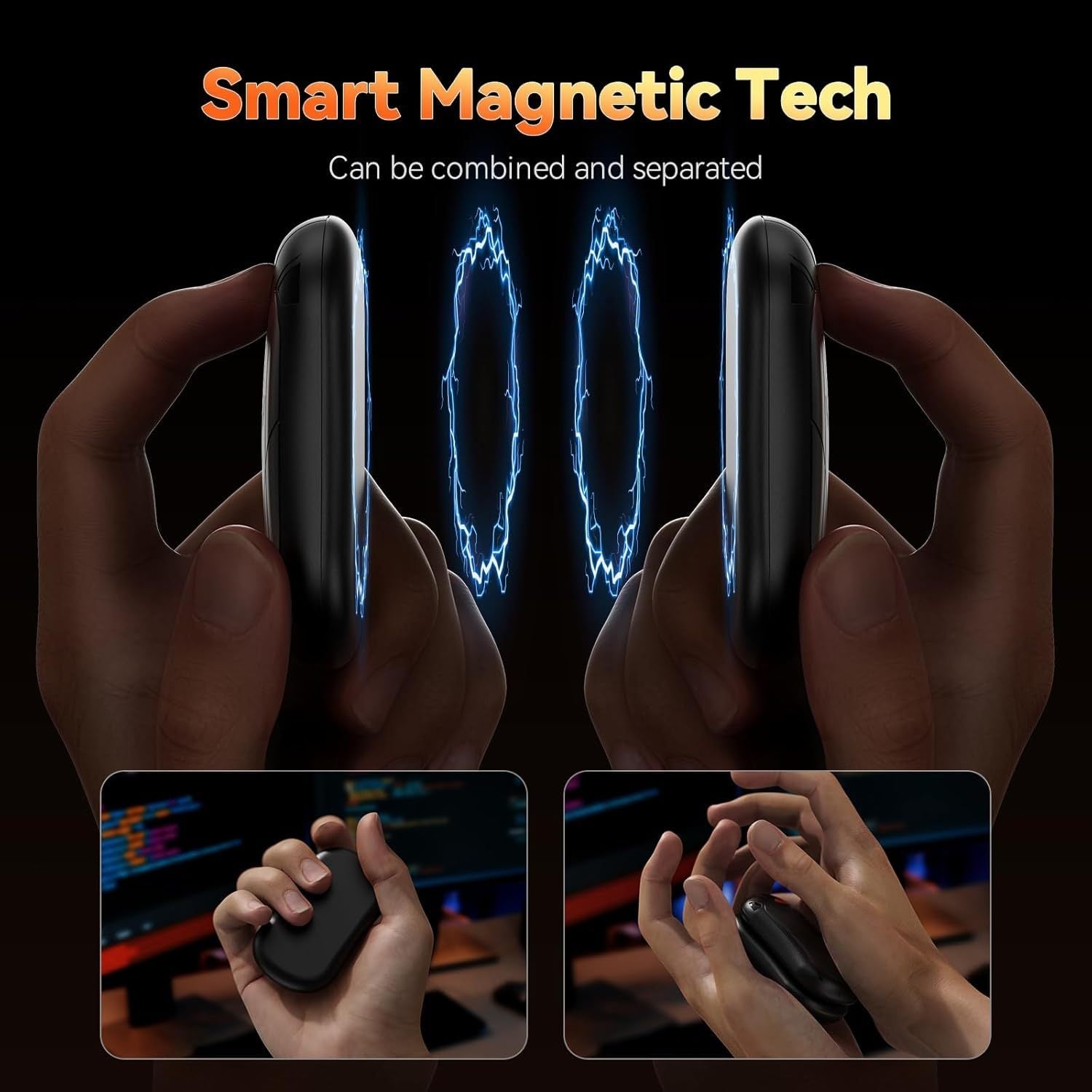 Rechargeable Hand Warmers 2 Pack 4000mAh USB Portable Pocket Heaters