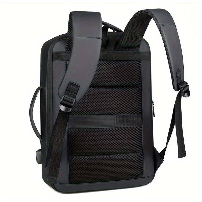 Large Capacity Business Backpack for Men with Laptop Storage and Foldable Design
