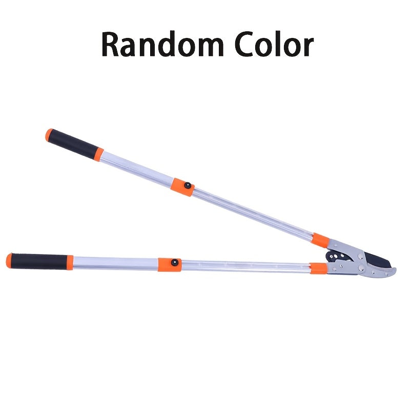 Tijeras de poda telescópicas para ramas altas y setos, hoja de acero aleado, mango ergonómico