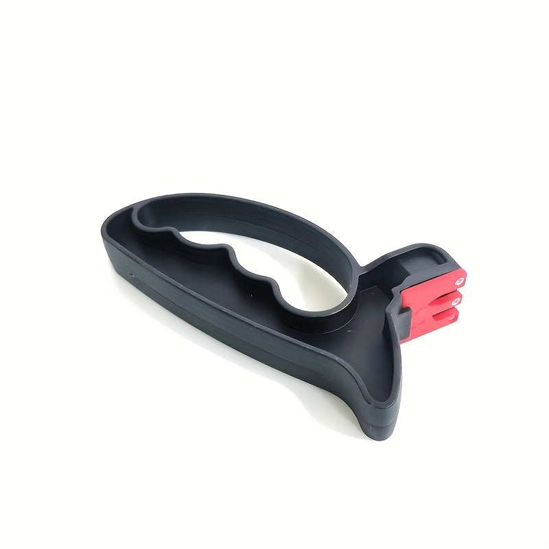 Afilador manual ligero para cuchillos multiusos y tijeras con sistema V-Grind