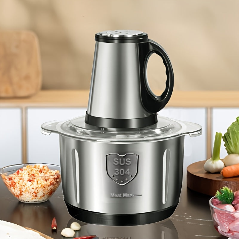 Molino de carne de 5L, de 3 velocidades, con 6 cuchillas, molienda en 6 segundos, para uso en cocina
