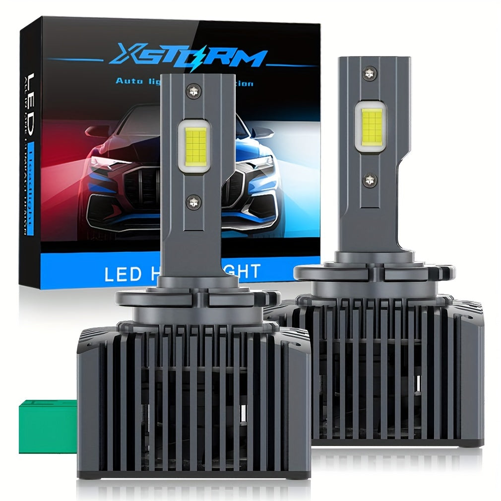 2 шт. автомобильные LED-лампочки для головного света D3S D1S D2S D4S 80000Лм 6500K для дальнего света