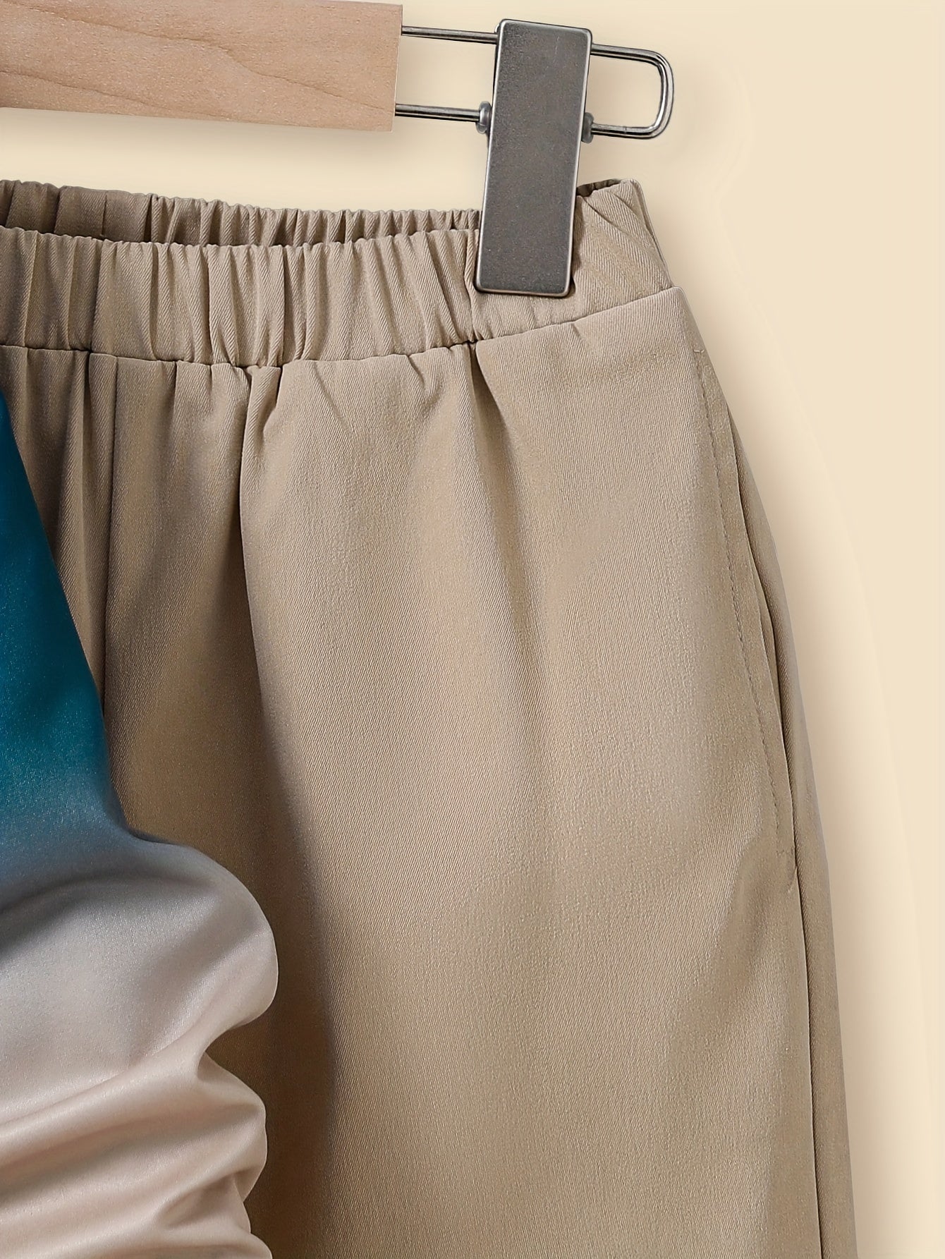 Boys 2-Piece Casual Set Long Sleeve Gradient Shirt and Jogger Pants Spring Fall