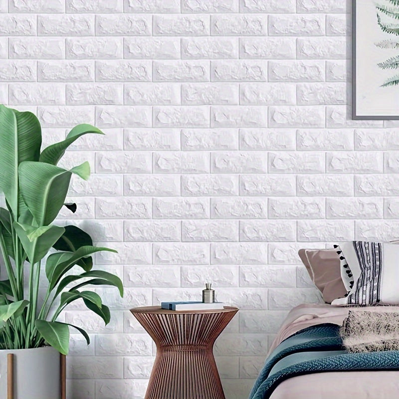 3D Stereo Brick Wall Stickers Waterproof Oilproof Self-Adhesive Indoor Decor 20 50 100 Pieces