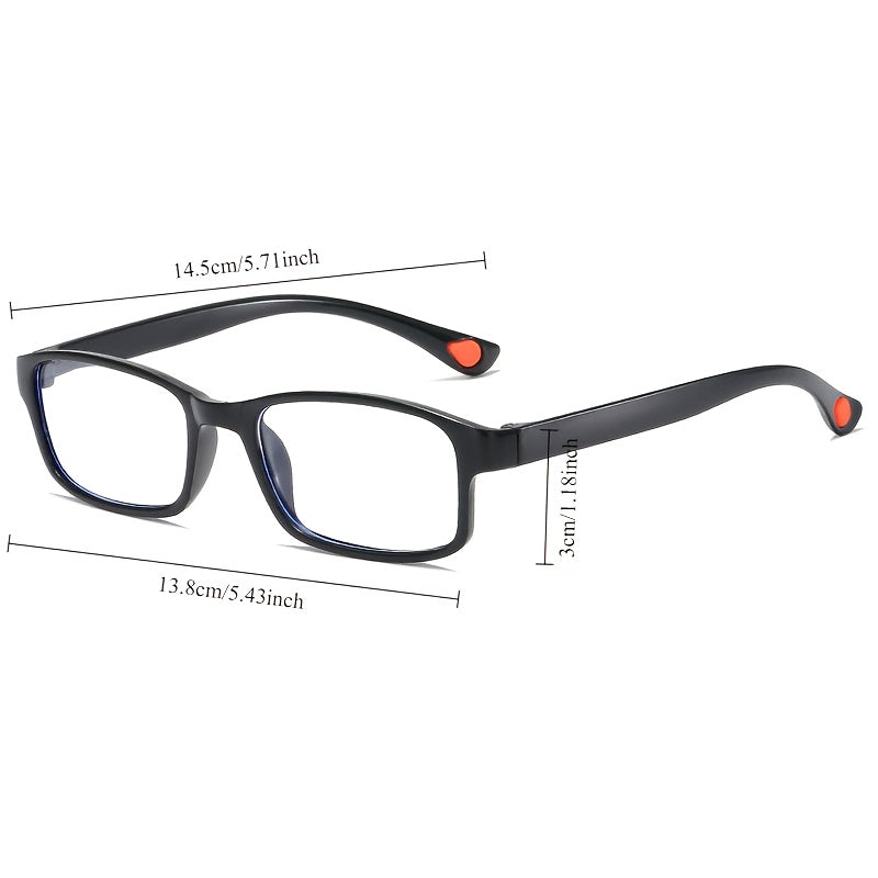 Blue Light Blocking Glasses with PC Material Lens and Spring Hinged Frame