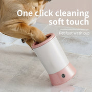 Rechargeable Dog Paw Cleaner Silicone Portable Hygienic Outdoor Use