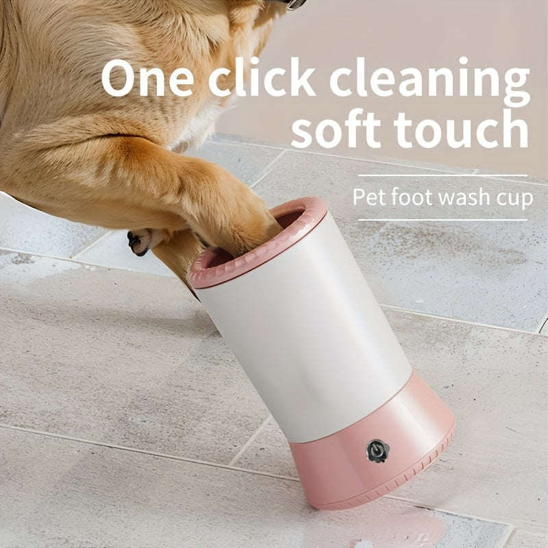 Rechargeable Dog Paw Cleaner Silicone Portable Hygienic Outdoor Use