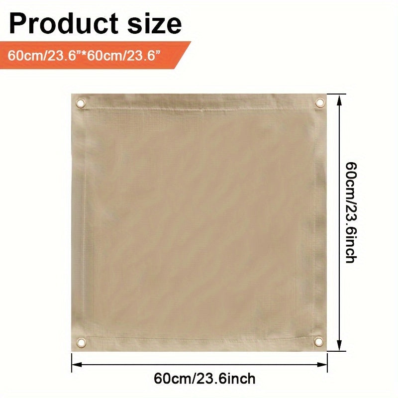 Flame Retardant BBQ Mat Portable Insulated Reusable for Camping and Outdoor Grilling