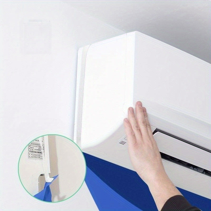 Splash-Free Air Conditioner Water Collection Cover with Drain Hose