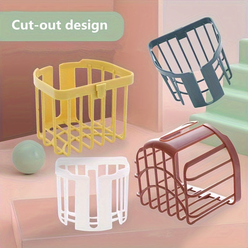 Portarrollos de papel higiénico de pared Instalación sin taladro Almacenamiento para baño