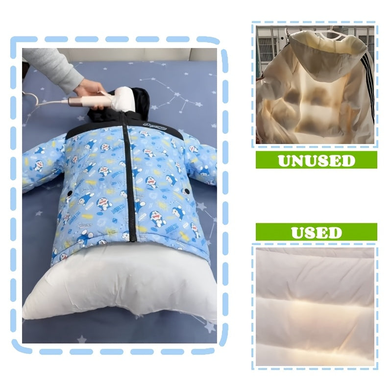 Pink Down Jacket and Shorts Drying Bag Fluffing Tool for Puffer Coats and Clothes