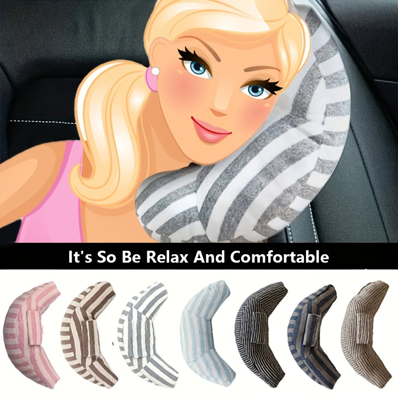Car Travel Neck Pillow Soft Support Cover for Cars and SUVs