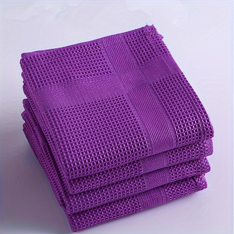 Микрофибровые салфетки для уборки 40x40см, без разводов, для стеклянных зеркал, кухонные полотенца