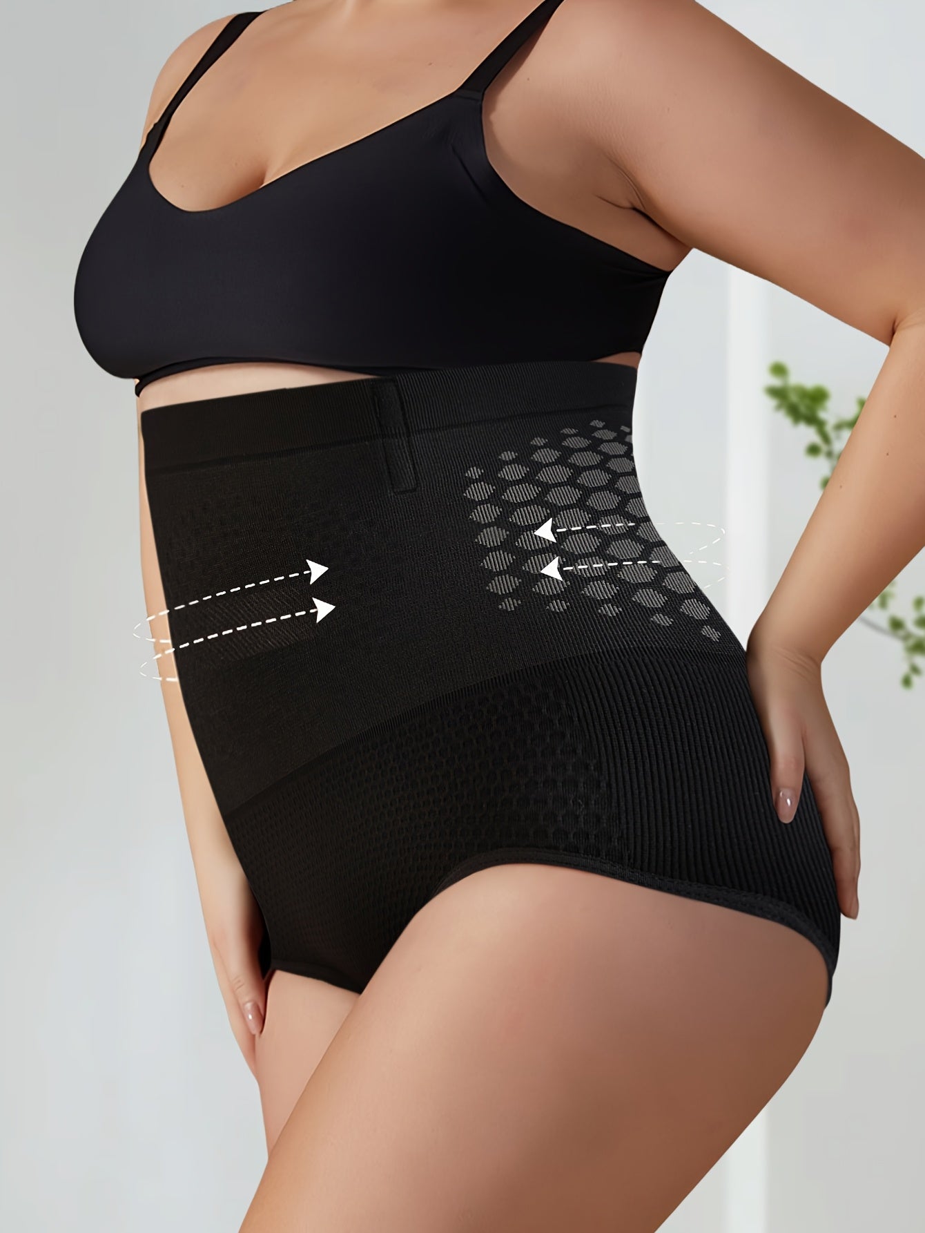 Ayollar uchun katta o'lchamdagi qizil shakl beruvchi ichki kiyim, yuqori bel, qorinni nazorat qilish, nafas oladigan nylon-spandeks aralashmasidan tayyorlangan, bir rangda, qo'l bilan yuvish mumkin.