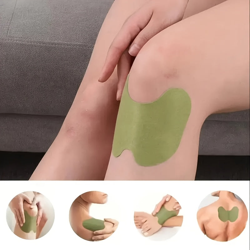 Self-Healing Menthol-Infused Mugwort Knee Patches for Muscle Relaxation