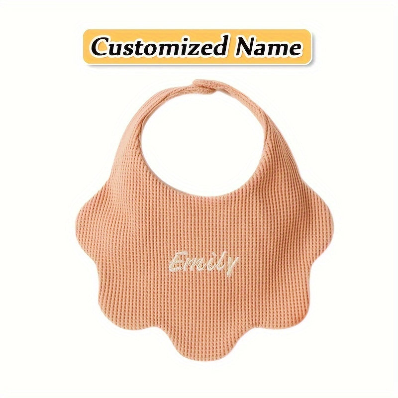 3 Pack Baby Bibs Cotton Soft Breathable Adjustable Snaps Gift