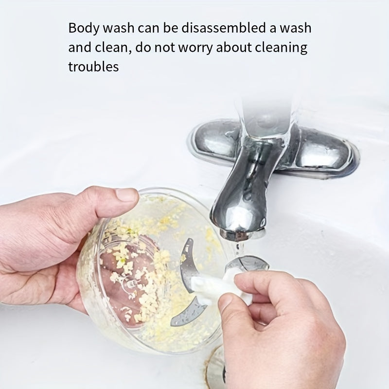 Multipurpose Garlic Masher and Vegetable Cutter Stainless Steel Blades 500ml