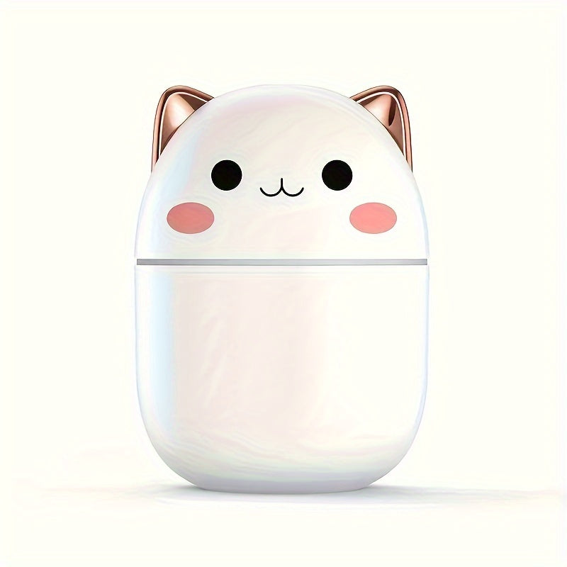 Pet-Shaped Mini Humidifier 8.45oz USB Aromatherapy Diffuser Portable Mist Spray