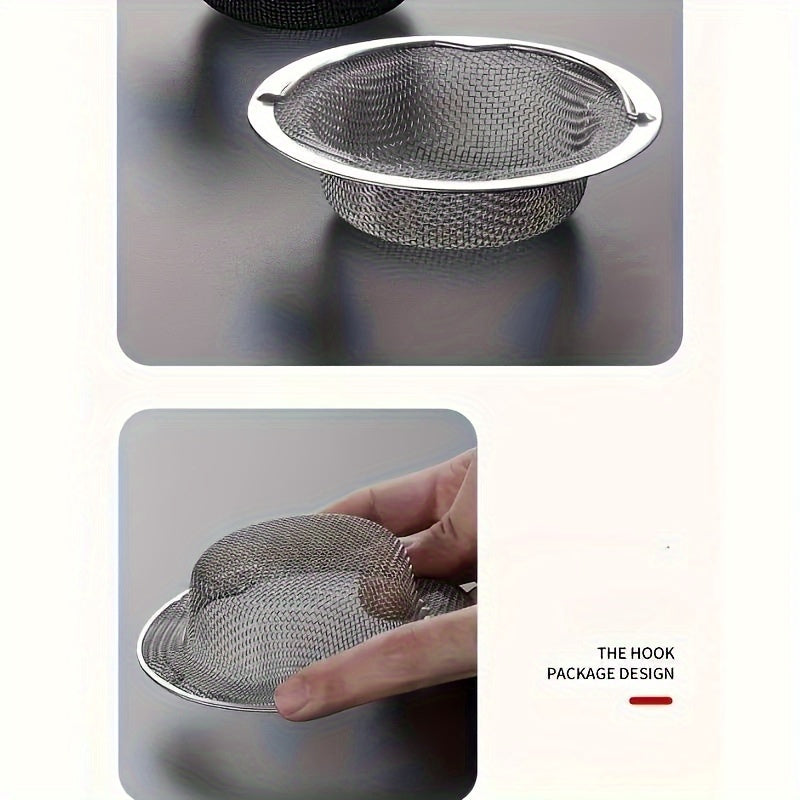 Stainless Steel Sink Strainer Basket Universal Fit Kitchen Drain Filter