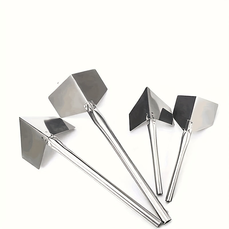 4 dona zanglamaydigan po'latdan yasalgan devor burchak spatula to'plami devor ta'mirlash va tekislash uchun