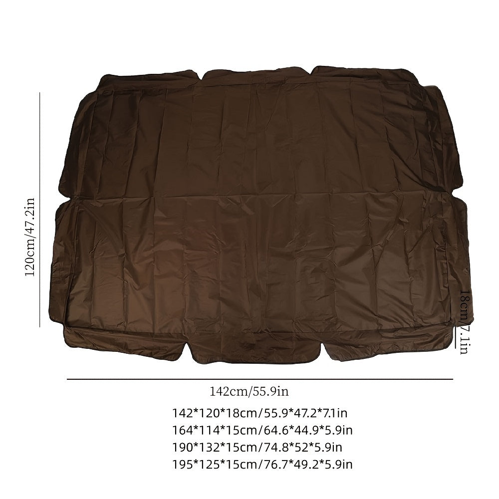 Waterproof Sun-Resistant Patio Swing Canopy Cover 190T Polyester Taffeta