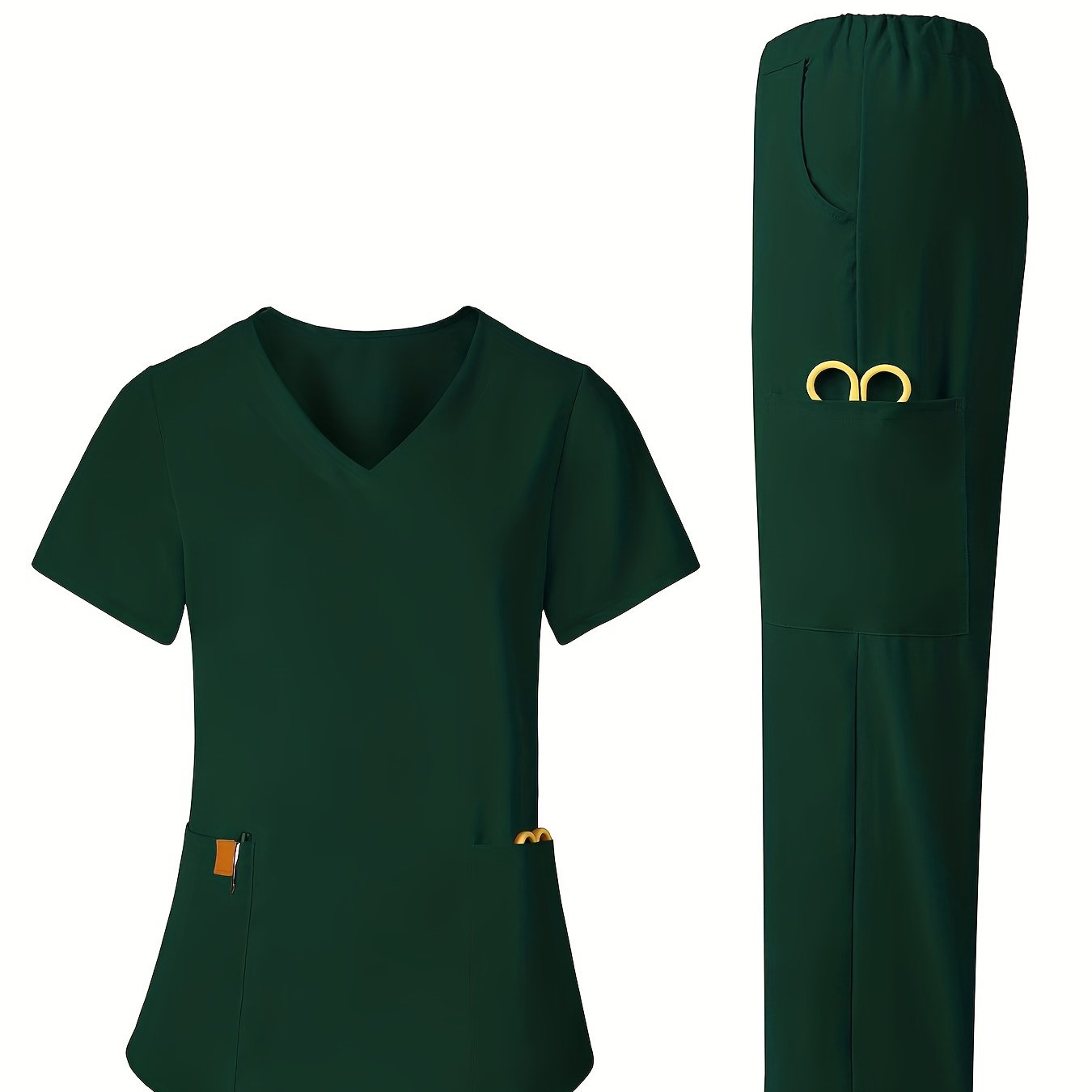 Unisex Medical Surgical Gown Set Top and Pants Polyester Spandex All Season