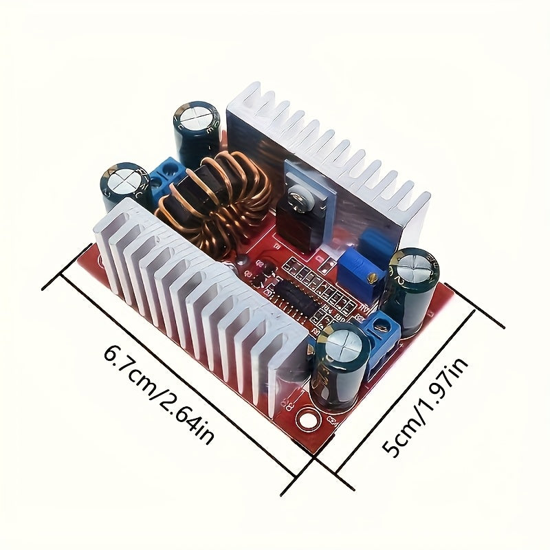 12A Boost Converter Module with Breadboard Power Board Adjustable Voltage Regulator