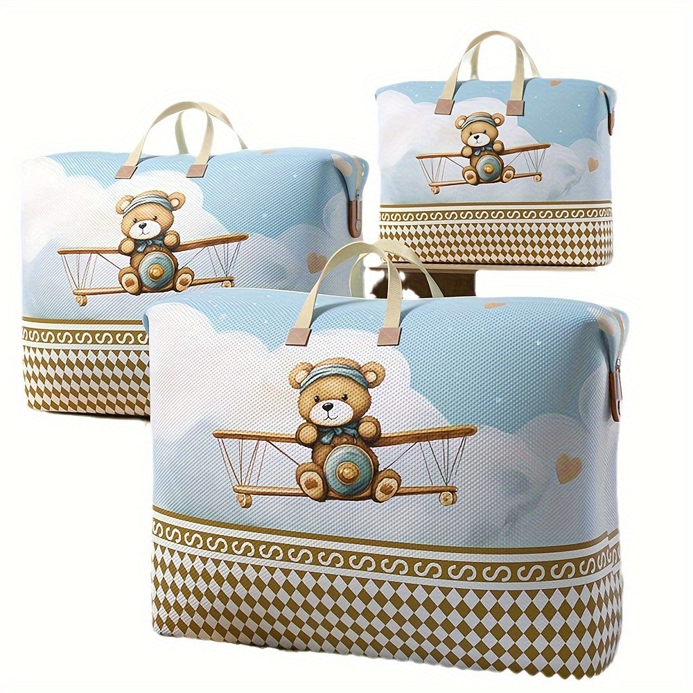 Большая ёмкость сумка для одеял, сумка для хранения одежды, сумка для организации хранения одежды, под-кроватное хранение - 1 шт. сумка для хранения из нетканого материала для спальни и гардероба