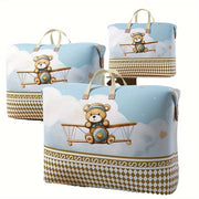 Large Capacity Clothing Storage Bag Under Bed Organizer Non-Woven Fabric