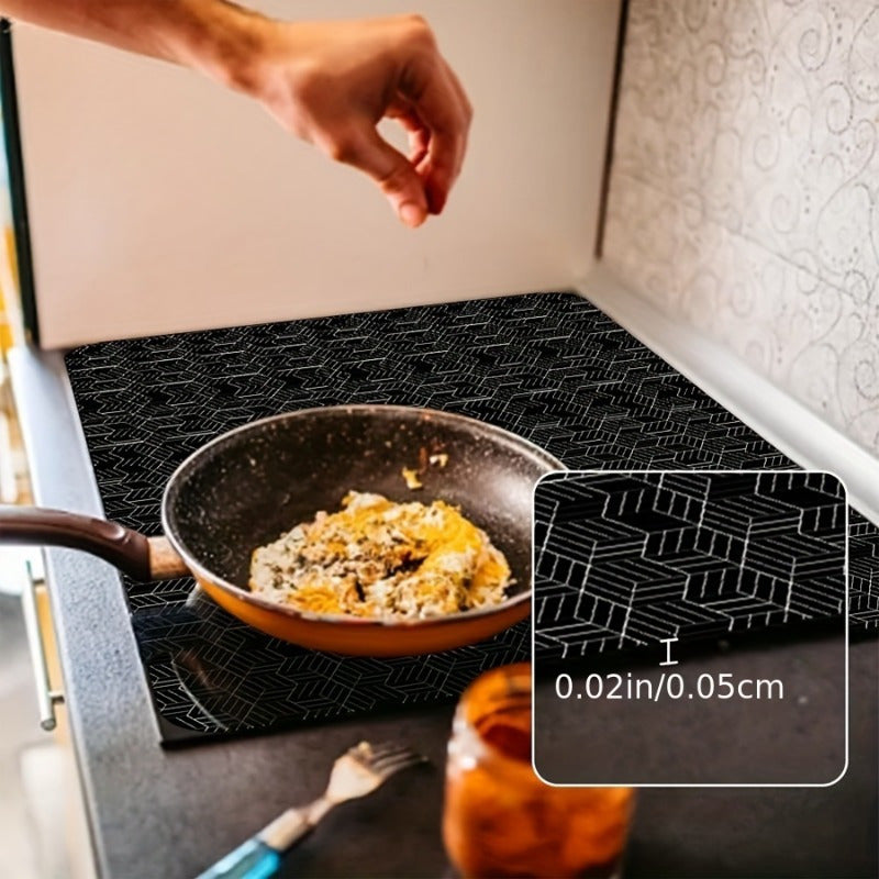 Extra-Large Silicone Cooktop Mat 78cm x 52cm Cut-to-Fit Scratch-Resistant Heat-Proof Non-Slip