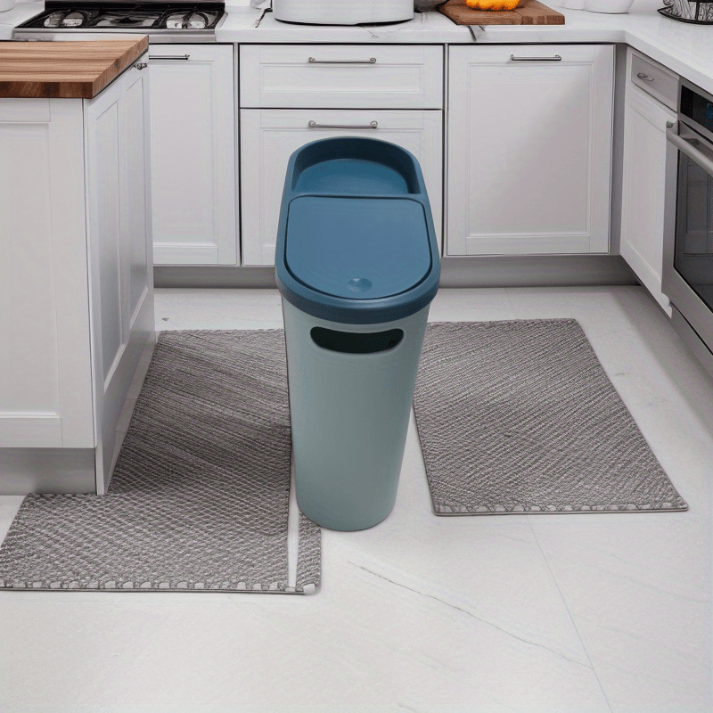 Innovatsion ochilish bilan joyni tejovchi bosimli chiqindi qutisi, mustahkam, hidi o'tkazmaydigan