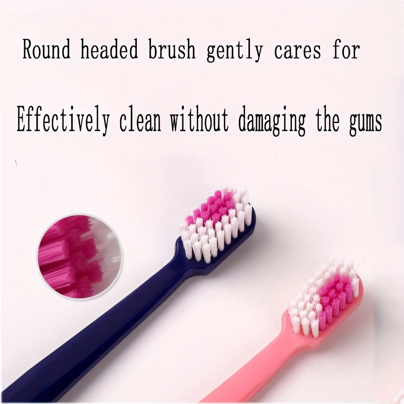 Мягкая взрослая зубная щетка полного размера из микрофибры для ежедневного использования и путешествий