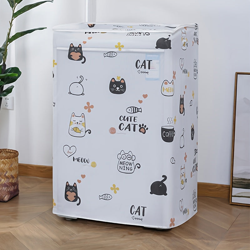 Universal PEVA suv o'tkazmaydigan kir yuvish mashinasi chang qoplami qalin flip-top himoya qiluvchi