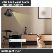 Owl-Shaped Indoor WiFi Security Camera with Night Vision 1080p HD USB Powered