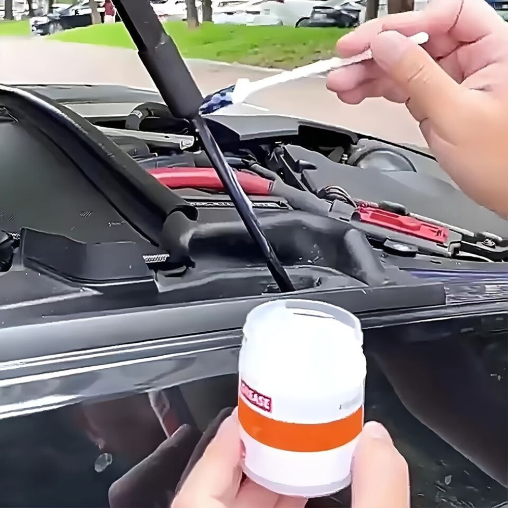 Paquete de 2 lubricantes para cerraduras de puertas de coche, aceite resistente al desgaste, anti-oxidación, resistente a la corrosión, fácil de aplicar