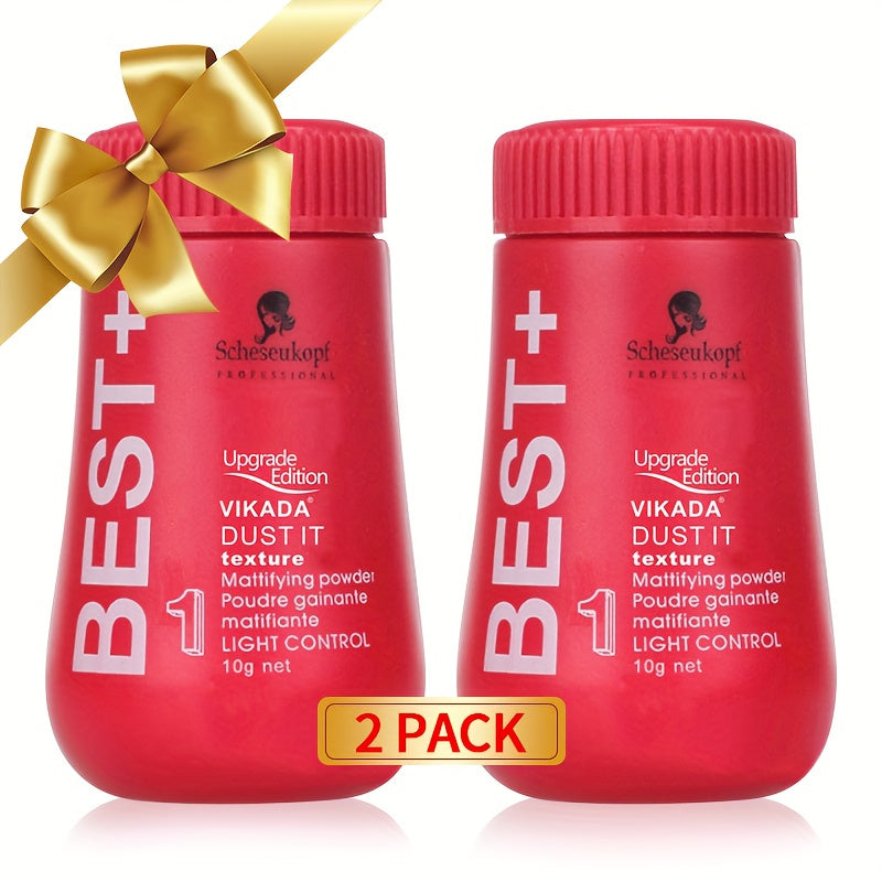 2pcs Texturizing Powder for Normal Hair Volumizing Grease Control No Wash Needed