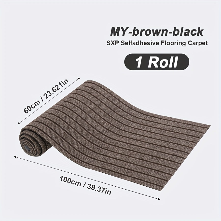 Self-Adhesive Carpet Roll for Bedroom Living Room Bathroom Door Stair Pet Non-Slip Thickened Decorative Mat