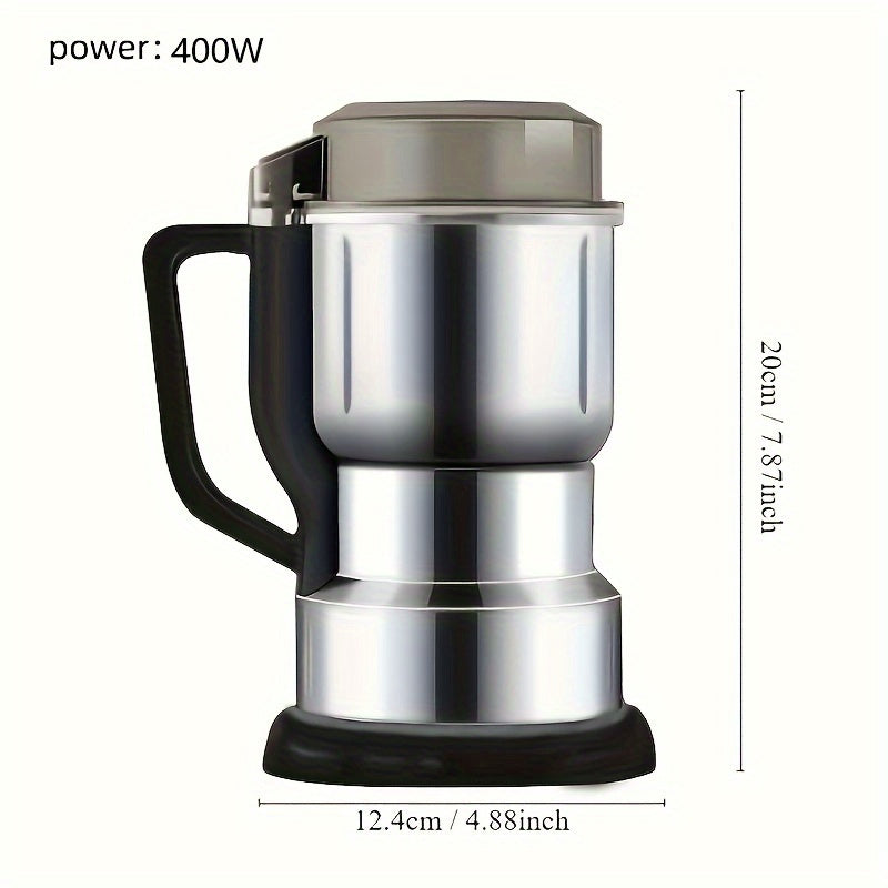 220V нержавеющая сталь электрическая мельница для зерна с 4 лезвиями для тонкого помола