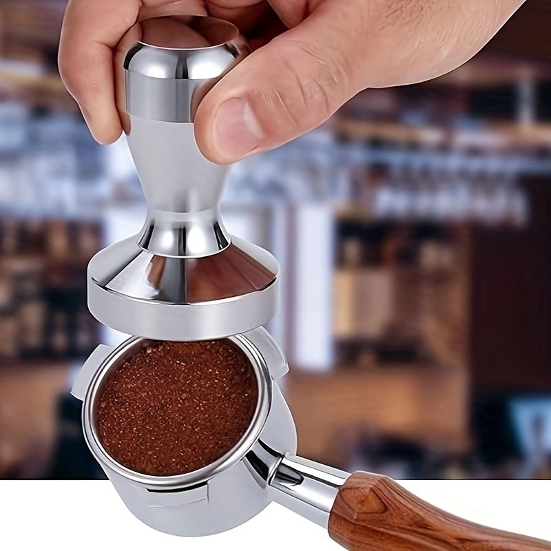 Tamper de café de 51 mm para espresso, herramienta de tamper de acero inoxidable