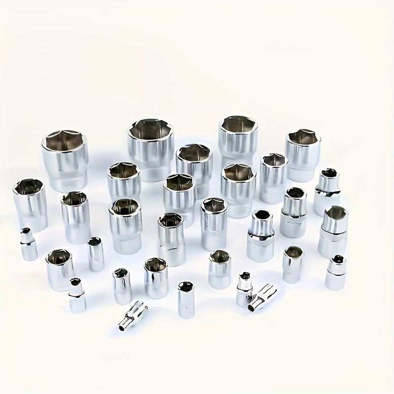 Juego de herramientas de reparación automotriz de 53 piezas para coches, motocicletas y vehículos eléctricos