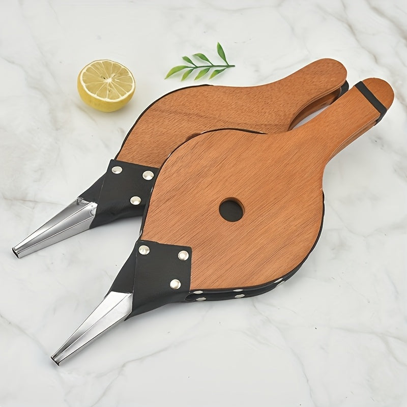 Ручной деревянный воздуходув с удлиненной ручкой и прочной металлической насадкой, каминный насос для гриля-барбекю, кемпинга, дровяной печи и предметов первой необходимости для приготовления пищи на открытом воздухе.