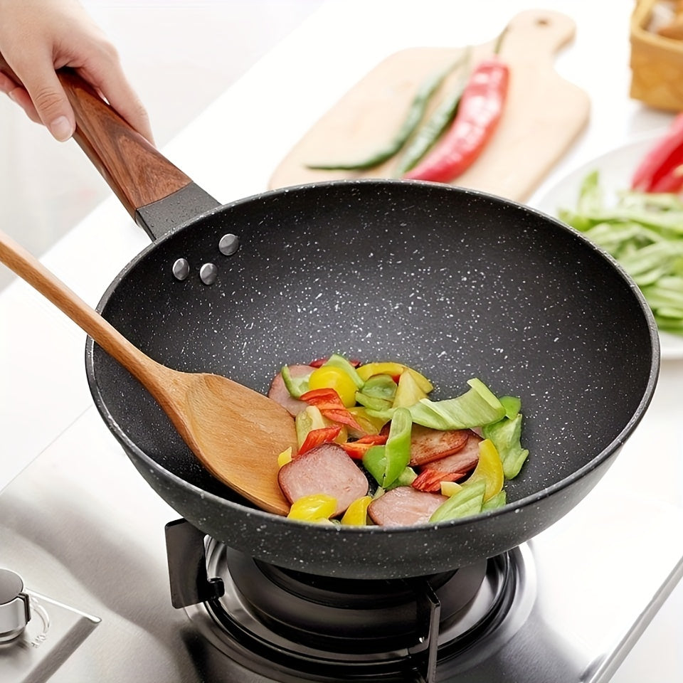 Non-Stick 30cm Flat Frying Pan for Induction and Gas Stoves