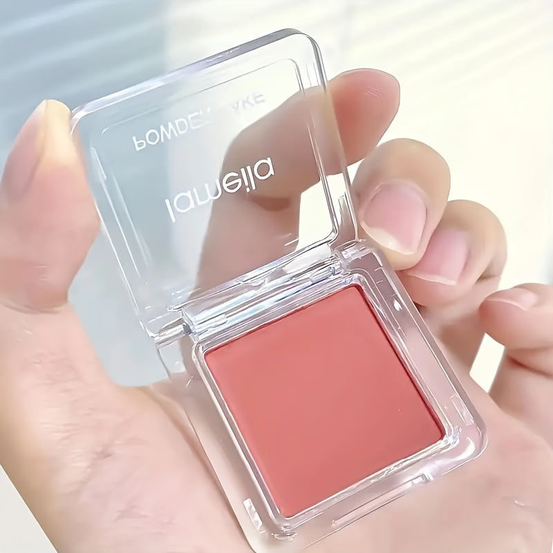 Paleta de rubores nude ligera para mujer, monocromática, maquillaje natural