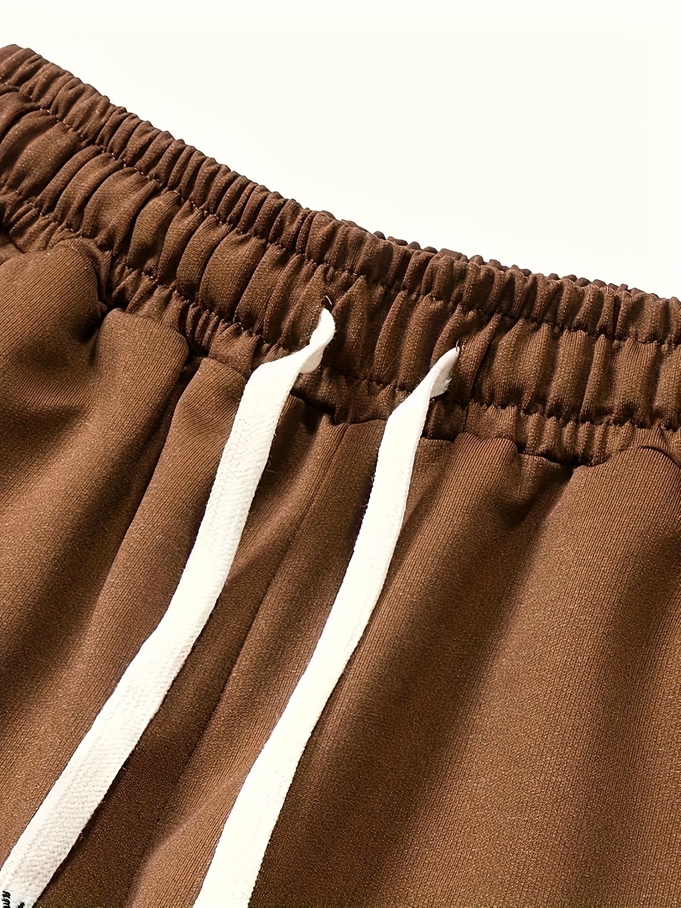 Мужские джоггеры больших размеров с карманами на шнурке для весны, осени, активного отдыха и спорта на свежем воздухе