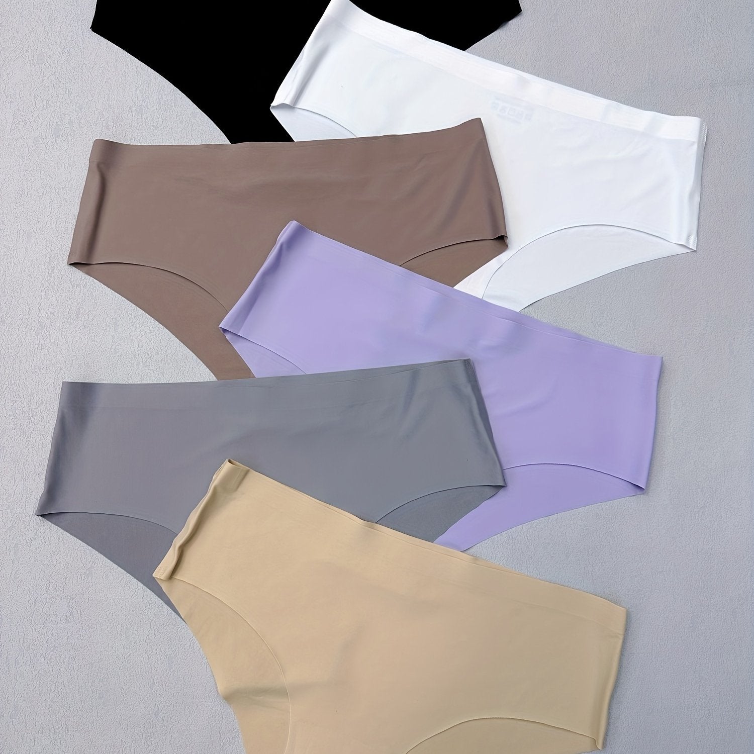 Women's Seamless Thongs 6 Pack Low Waist Soft Quick-Drying Breathable