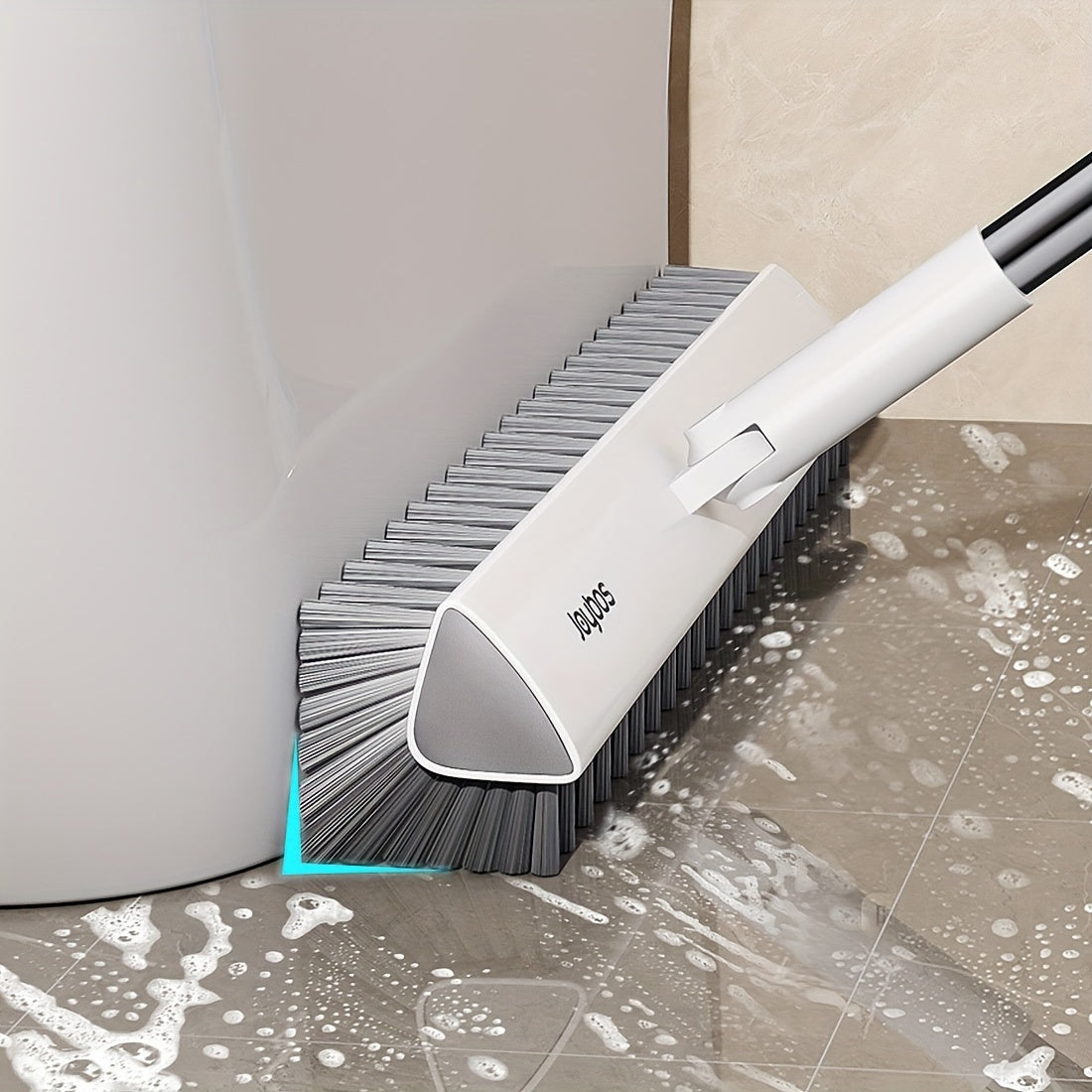 2-in-1 Rotating Gap Cleaning Brush for Bathroom, Kitchen, Walls, Outdoor Surfaces