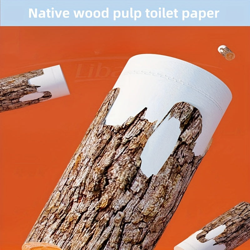 Ultra-yumshoq yog'och pulpasi asosida tayyorlangan yuqori singdiruvchi hojatxona qog'ozi - qichishmas, uy tozalash uchun qulay ko'p marta egiladigan dizayn.