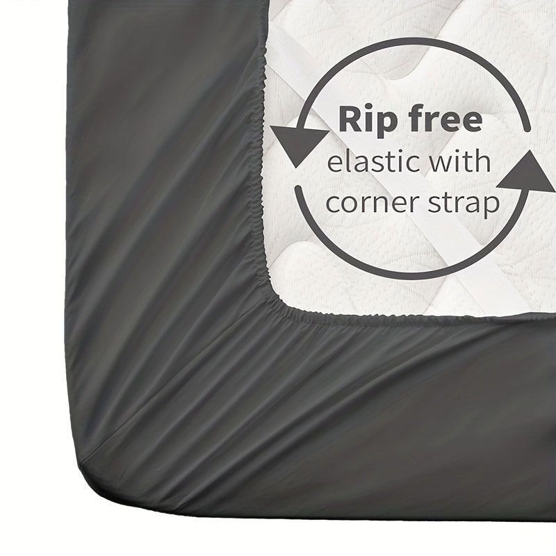 Cooling Bedding Set for Hot Sleepers 3/4 Piece Sheets Pillowcases Dark Grey Queen King Twin Full California King